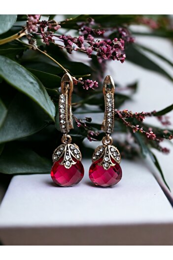 FAYRA ACCESSORIES Zircon Stone Cat's Eye Earrings