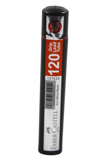 Faber Castell Black Gripp Pen Nib - 0.5 2B 60 mm 120Li