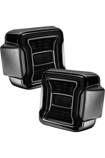 oracle Jeep Wrangler JL 18-24 Black Series LED Tail Lights