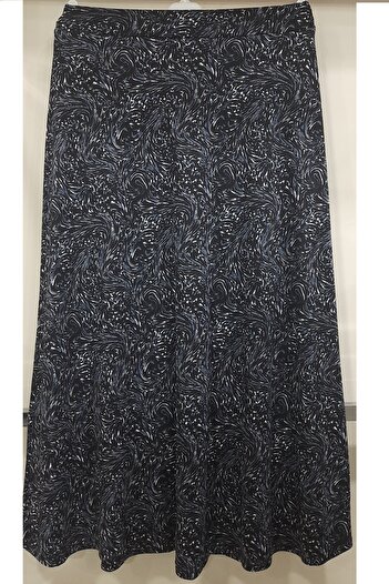 N.Y.YILDIZ STAR New Patterned - Lycra 1, Unif Three Piece Bell Model, Fusta cu talie elastică Mother Not Show Interior