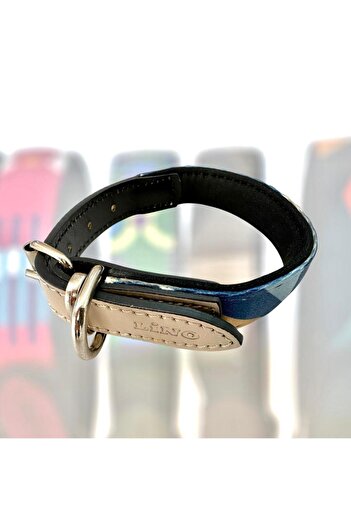 LİNO TASMA Dsn-1 Model Lino Patterned Dog Collar