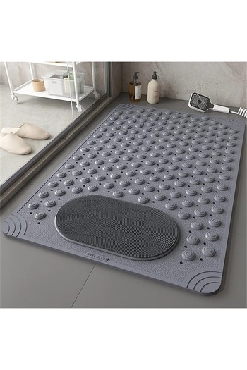 MAİN SHOP Suction Cup Bathroom and Shower Anti-Slip Shower Cabin Bathtub Suction Cup Bath Mat 36 X 69,5 cm M-162