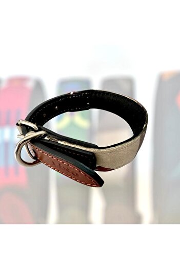 LİNO TASMA Dsn-4 Model Lino Patterned Dog Collar