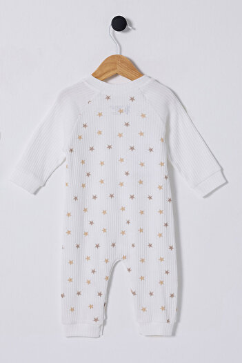 U.S. Polo Assn. U.S. Polo Assn. Baby Boy White Jumpsuit