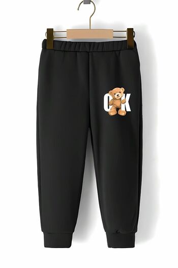 Merry Store Mevsimlik Baskılı Unisex Cool Çocuk Kapşonlu Ve Kanguru Cepli Takım