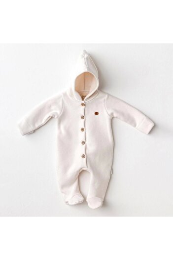 NW NessiWorld Nessiworld Andywawa Ac25153 Soft Baby Jumpsuit Ecru