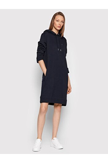Tommy Hilfiger Regular Fit Cepli Günlük Elbise