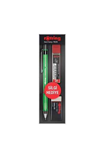 Rotring Green School Set - Visuclick Versatil, 0.5 Mm Eraser, Ro-vk05-green