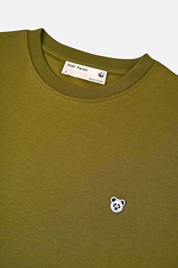WWF Market Panda Premium T-Shirt - Khaki