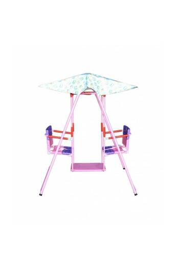 ALBADER Double Seater Baby Swing Set with Safety belt, Stand and Foot rest, Kids Swing