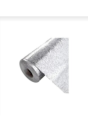 Seyax Mutfak Tezgah Üstü Kaplama, Çekmece İçi, Raf Kaplama, Kendinden yapışkanlı gümüş 10metre X 40cm