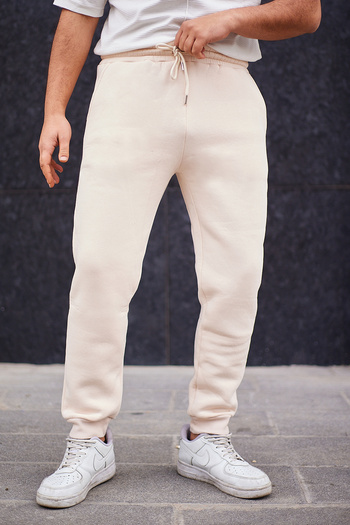 Trendyol Collection FleecE Cut StonE Color SwEAtPants - Elastic leg TMNAW21EA0264