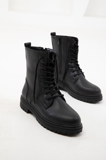 SOHO Black-Black Women's Boots & Bootie 13786