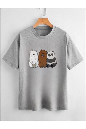 New Shine In Cart 6 and Above Purchases Get 1 T-Shirt Gift - Pandas Printed Girl/Boy T-Shirt