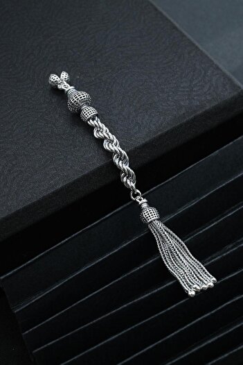 dergah tesbih Elegant Design Silver Tassel