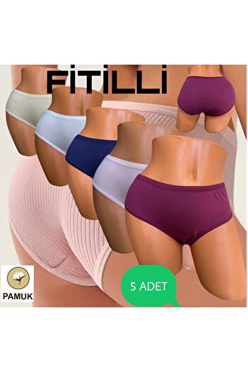 Afrodizyac 5-Piece Extra Soft-Flexible Corded Cotton Slip Set