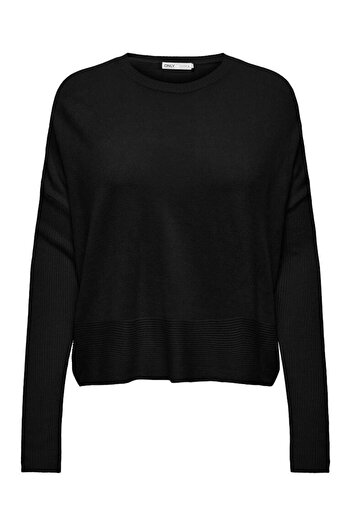 ONLY Pulover tricotat pentru damă cu gâtul O - 15324237