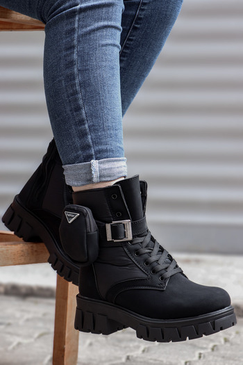 Vojo Lagartha Bag Detailed Zippered Women's Boots