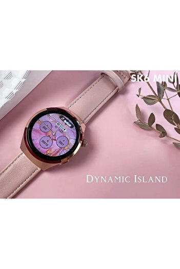 TECHNOMEN Watch4 Mini Süper Amoled Akıllı Saat 3 Kordon Hediyeli Kalobee America Sk6 Mini