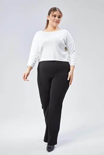 SYM Spanish Leg Plus Size Stretchy Women's Trousers