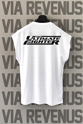 Vordevia Αθλητικό μπλουζάκι Ultimate Fighter με στάμπα 100% βαμβακερό μηδενικό μανίκι
