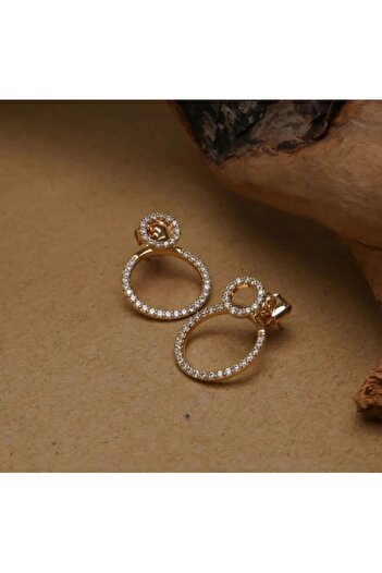 ZENA ACCESSORİES Klunga Circle Model Steel Earring
