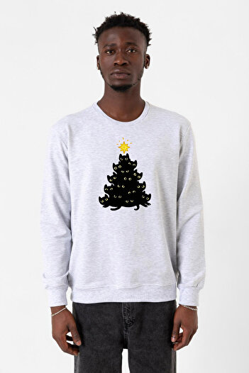 Tshirthane Світшот Meowy Christmas Karmelanj Erkek 2ip