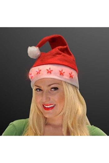Kuzey Led Lighted Christmas Daddy Hat - Anniversal Party Hat