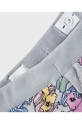 Name it - SWE PANT -Grey Melange