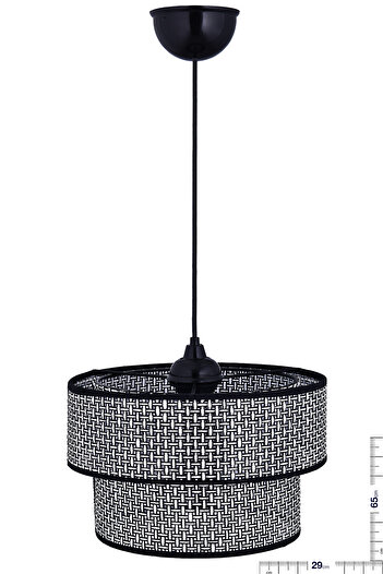Emg DesiGn Rattan 2 Katlı Pasta Sarkıt Avize Çocuk Odası Yatak Odası Salon Mutfak Hol