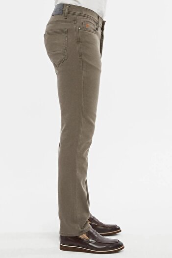 DENİM LONİ Ανδρικό πλεκτό τζιν παντελόνι Captiva Regular Fit Lycra-6798