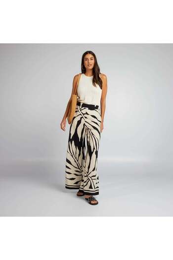 KIABI Openwork vest top with wide straps WHITE