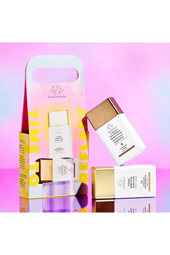 Drunk Elephant Time to reflect™ - 2 renkli serum seti