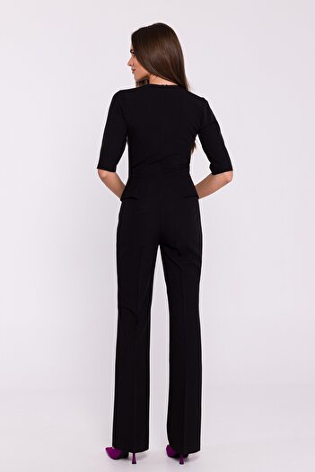 Stylove Elegant women's jumpsuit with a peplum