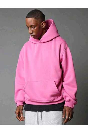 FAVORİST Βαμβακερή κουκούλα Unisex Oversize Basic Unprinted