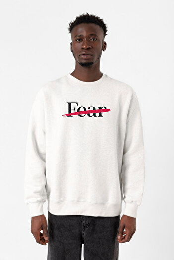 Tshirthane Rolling Quartz Fearless Beyaz Erkek 2ip Світшот