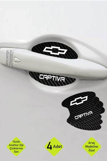 Kocamın Tasarımı Carbon Foil Set for Chevrolet Captiva - Custom Design, Stylish Door, Preventer