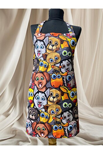 favori bonem Favorite Bonem Cute Animal Pattern Kitchen Apron Chef Apron Cook Apparel First Quality Chef Apron