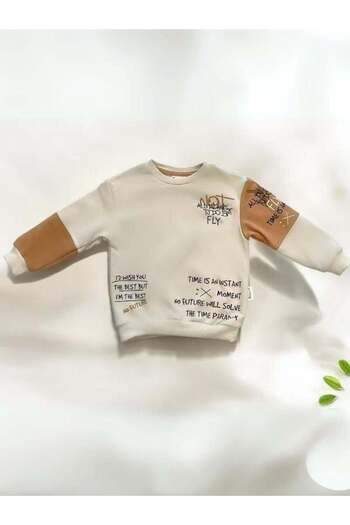 Zekids Boy's Note Fly Written Tracksuit Set
