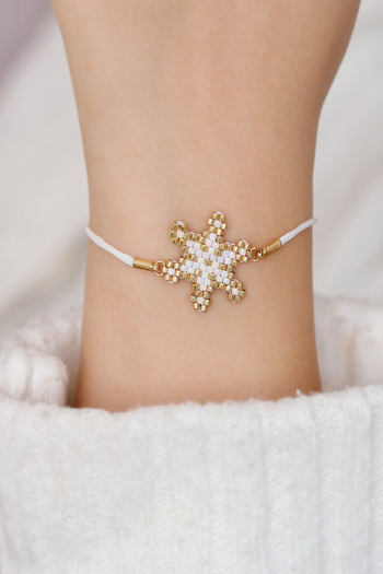 Kübüşün Atölyesi Ka-012 Miyuki New Year Series - Snowflake - New Year Theme