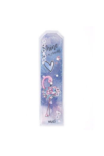 VUKİ Βιβλιοδείκτης με μοτίβο Flamingo Glittery Water