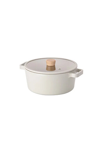 NEOFLAM Korean Neoflam Fika pots, capacity 18 cm, Beige