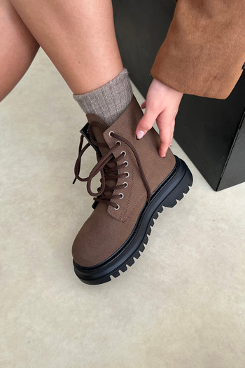 Mupa Shoes Kadın Bot KAHVE SÜET