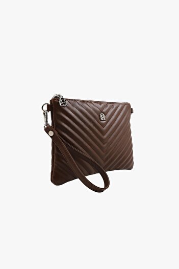 SOSELA 67-6019 Women's Brown Clutch Bag