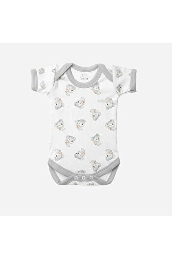 KidZee Koala Patterned Baby Bodysuit