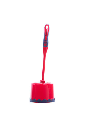 ROYALFORD RF8835 One Click Series Toilet Brush with Holder - Easy Storage with Comfortable Handle