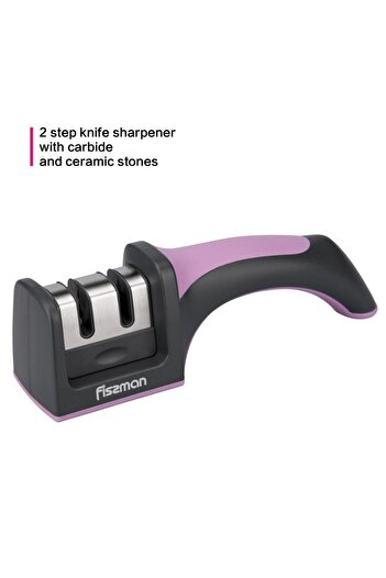 Fissman Knife Sharpener Purple/Grey 19 x 6cm