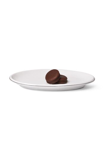 Fissman Oval Plate Aleksa Series 35cm Color White Porcelain