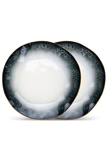 Fissman 2-Piece Plates Galactica Series 26cm Porcelain