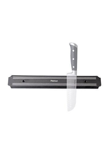 Fissman Wall Mounted Magnetic Knife Holder Black/Clear 38cm